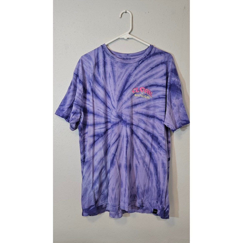 Cloak x Mythical Tie Dye T-Shirt XL Markiplier Pegasus Purple Graphic Tee 2021